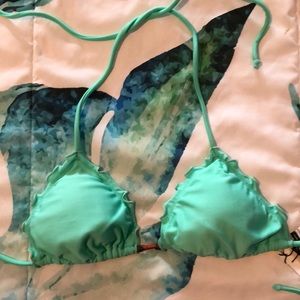 Sofia by ViX Aqua Triangle Bikini Top